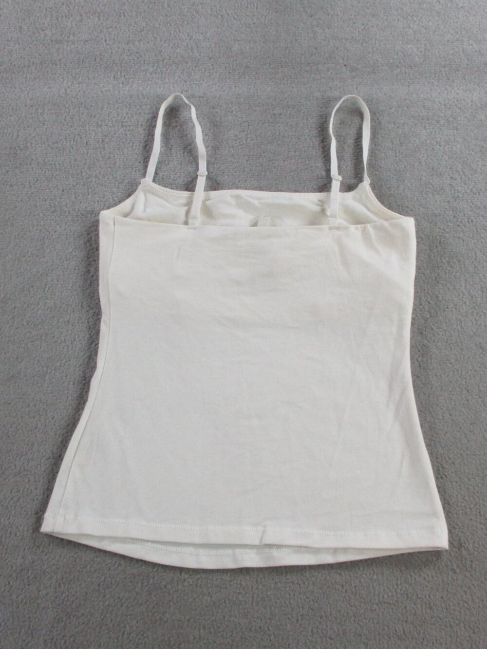 SKIMS Cotton Jersey Cami Tank Womens Small Marble Cream Light Support Top EUC - Picture 3 of 9